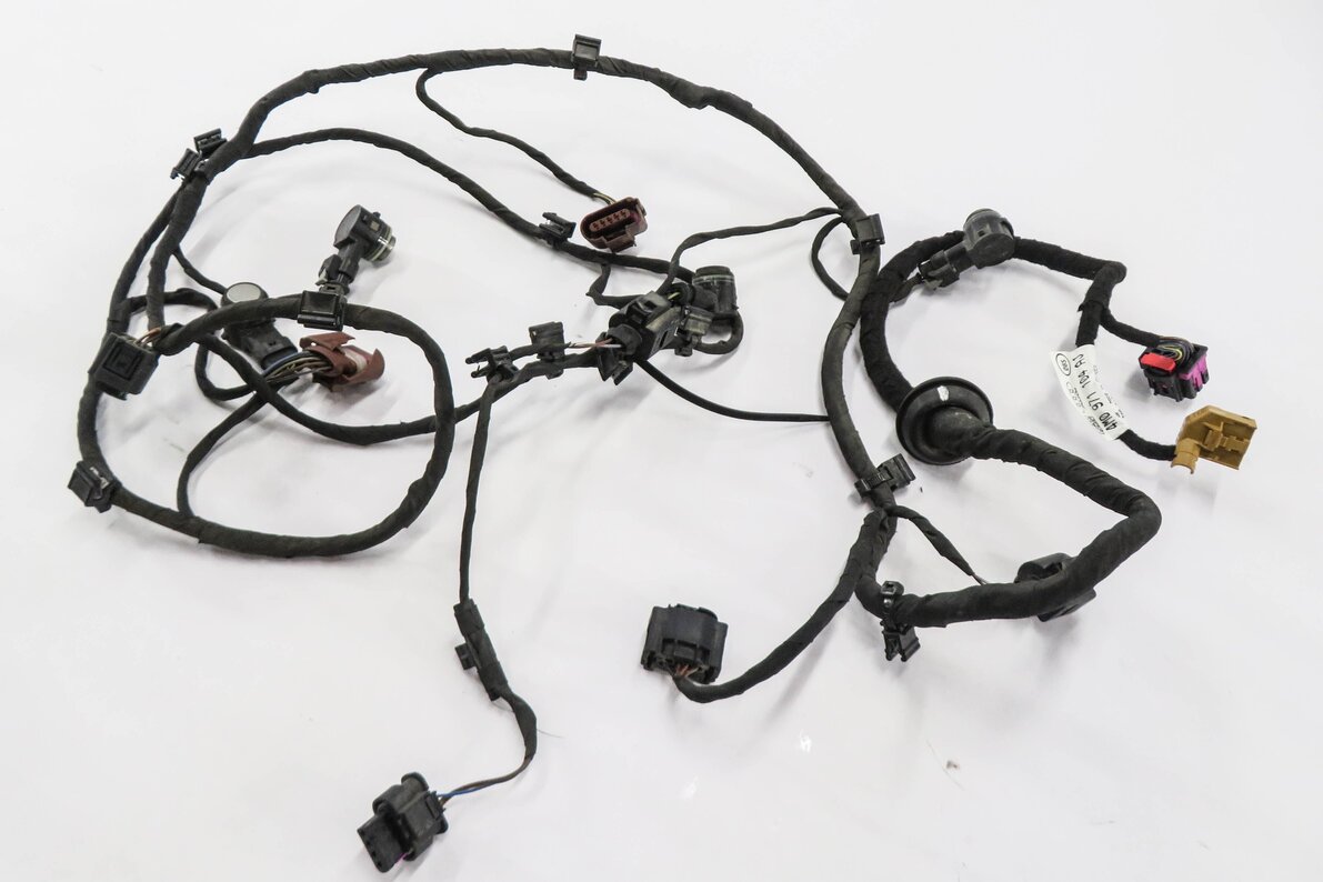 Thumbnail 3: 2017 AUDI Q7 (4M) REAR PDC PARK SENSOR SET w/ HARNESS (CARAT BEIGE METALLIC N3)