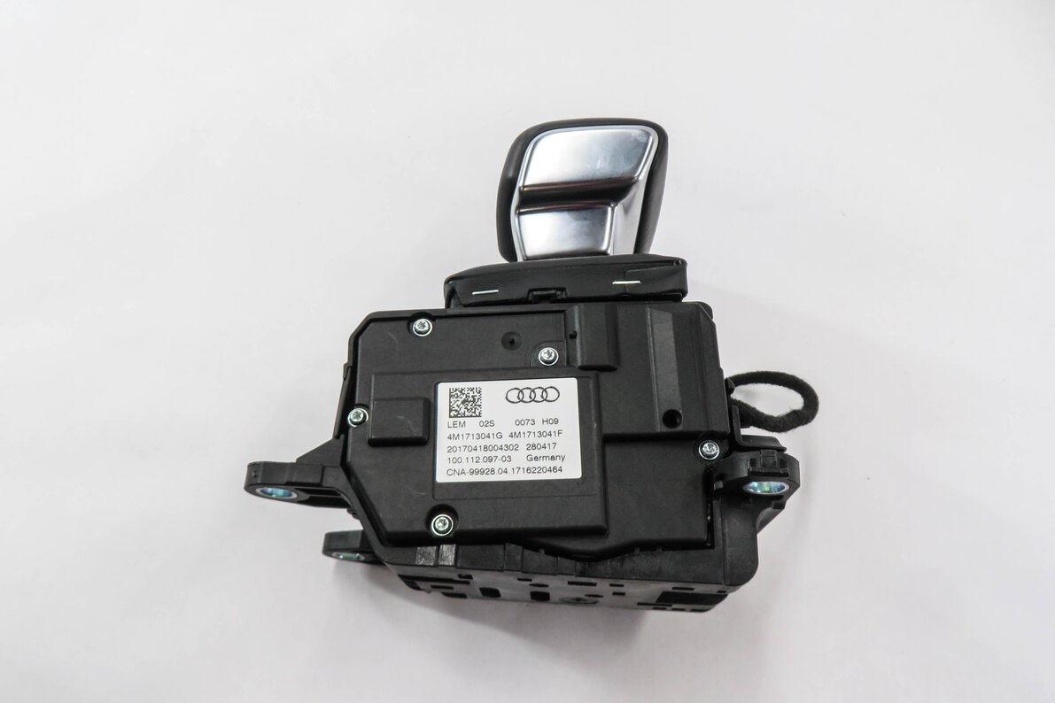 Thumbnail 4: 2017-2019 AUDI Q7 (4M) TRANSMISSION GEAR SHIFTER ASSEMBLY (BLACK LEATHER FINISH)