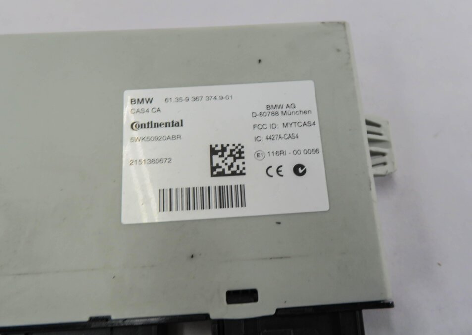 Thumbnail 8: 2015 BMW 535D (F10) 3.0L N57T DIESEL ENGINE DDE CAS 4 IMMOBILIZER MODULE KEY SET