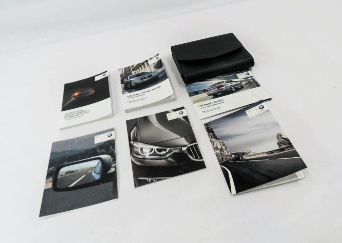 2015 BMW 535D (F10) OWNERS MANUAL BOOK BOOKLET GUIDE SET w/ CASE