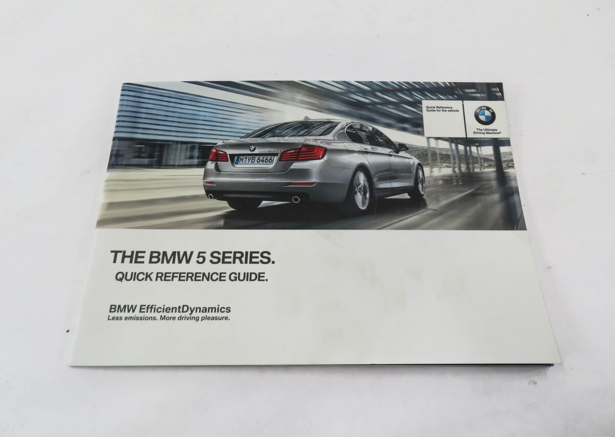 Thumbnail 5: 2015 BMW 535D (F10) OWNERS MANUAL BOOK BOOKLET GUIDE SET w/ CASE