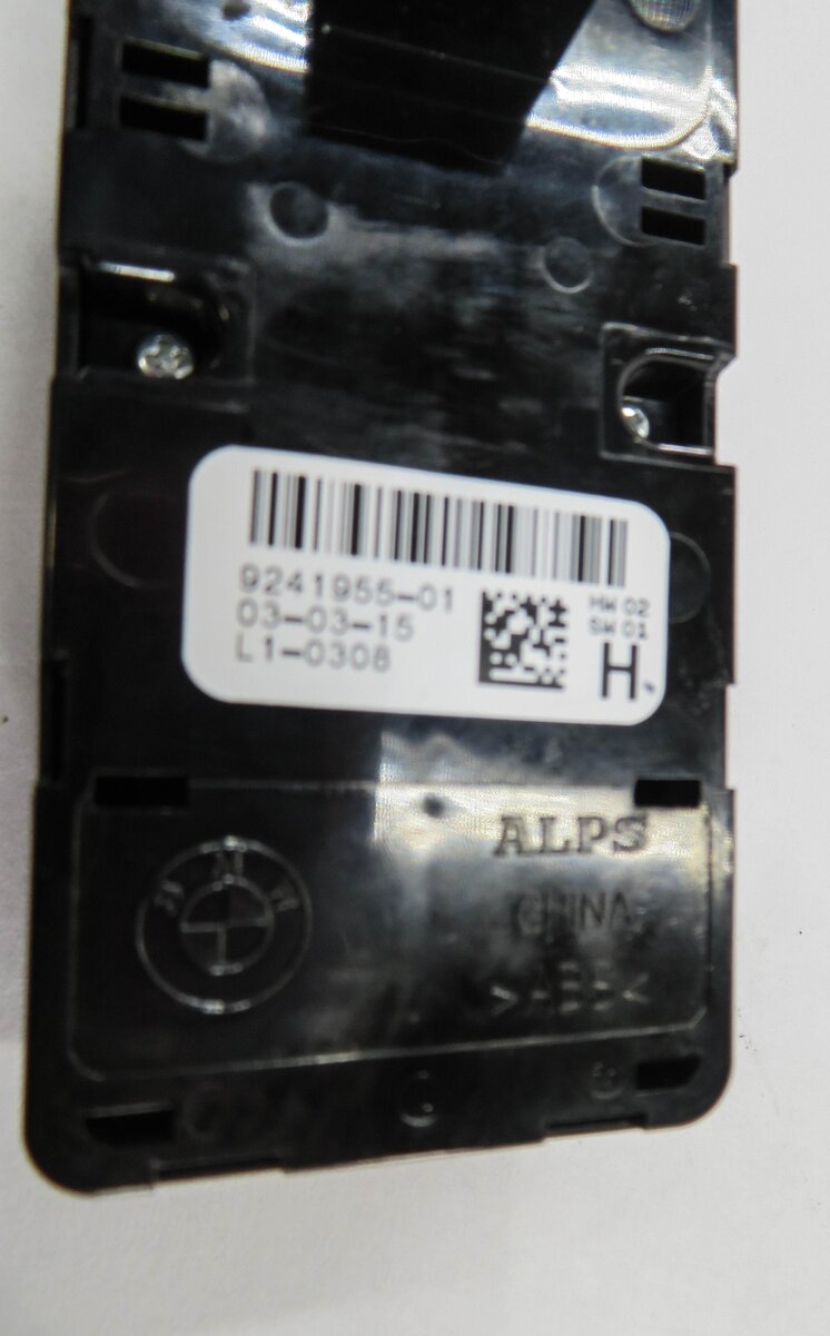 Thumbnail 5: 10-19 BMW 528i 535i 550i 650i M5 M6 X3 (F10 F12 F25) DRIVER P-FOLD WINDOW SWITCH
