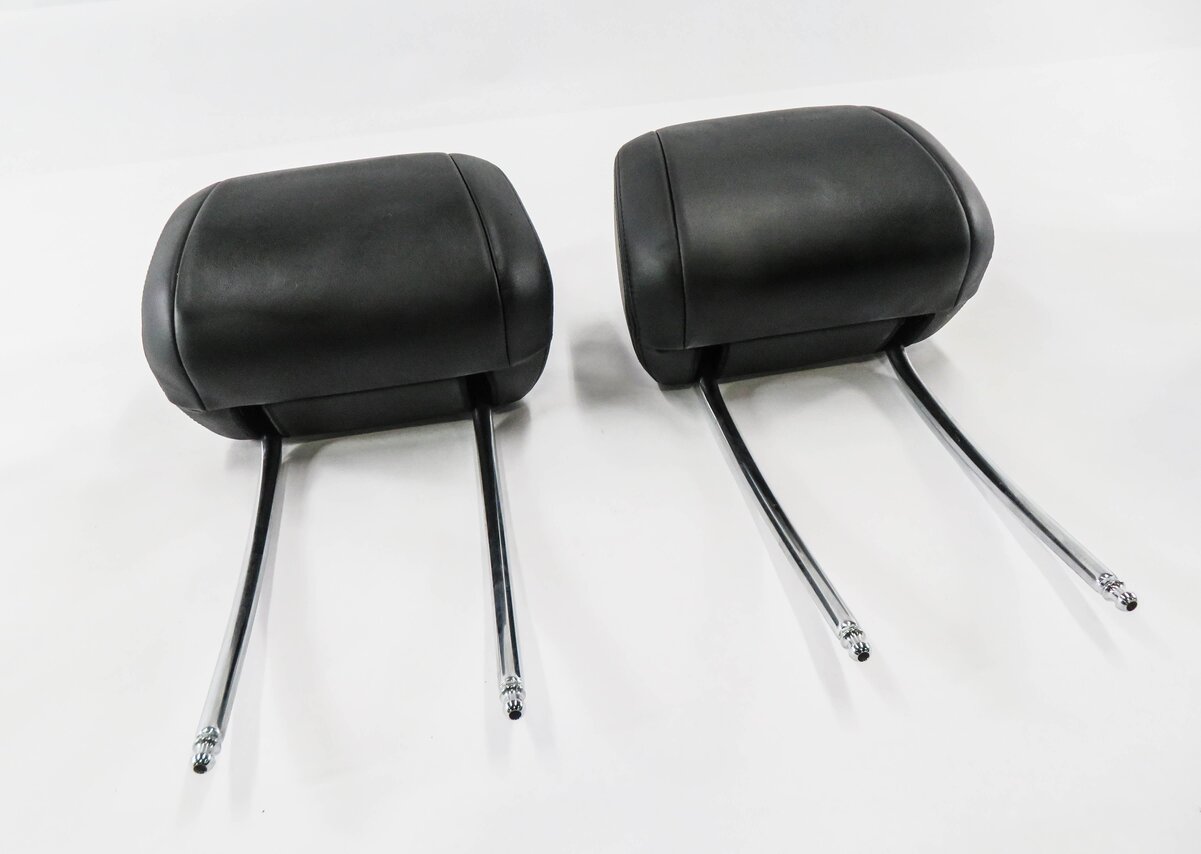 2015 BMW 535i (F10) FRONT LEFT & RIGHT SEAT HEADREST SET-2 (BLACK LEATHER)