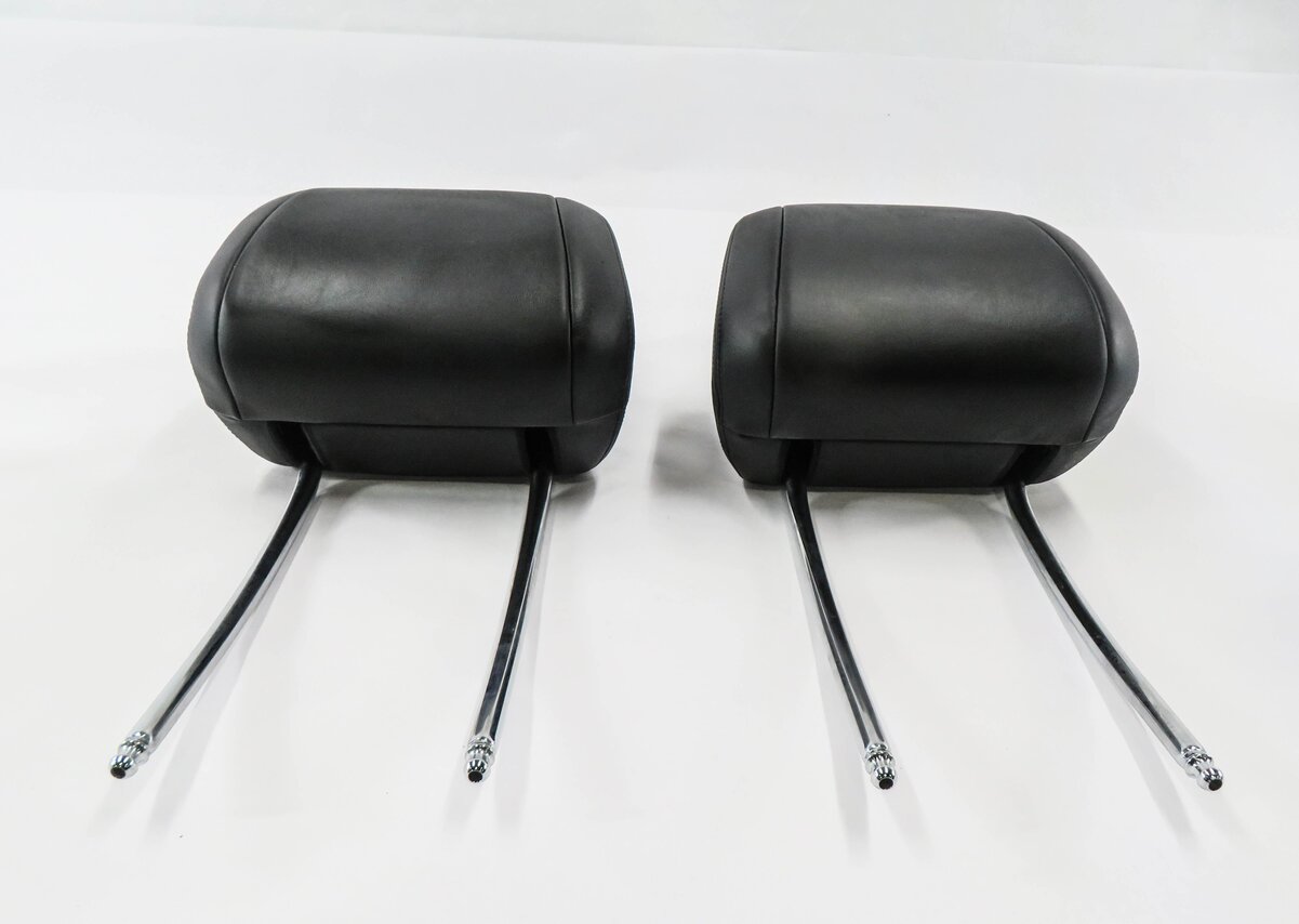 Thumbnail 2: 2015 BMW 535i (F10) FRONT LEFT & RIGHT SEAT HEADREST SET-2 (BLACK LEATHER)