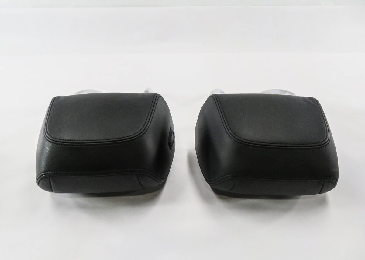 Thumbnail 4: 2015 BMW 535i (F10) FRONT LEFT & RIGHT SEAT HEADREST SET-2 (BLACK LEATHER)