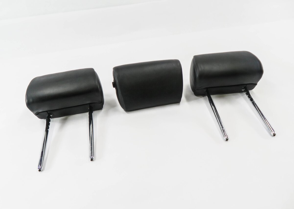2015 BMW 535i (F10) REAR SEAT HEADREST SET-3 (BLACK LEATHER)