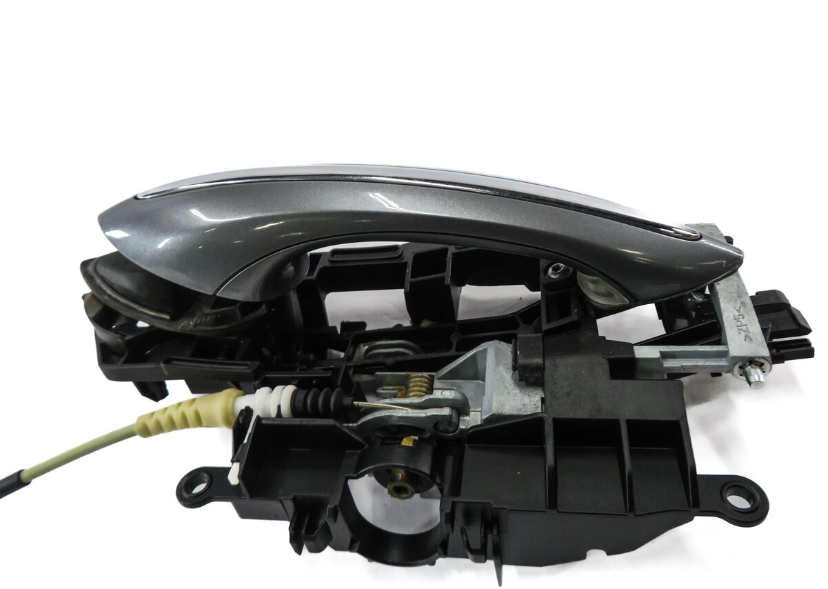 Thumbnail 3: 09-18 BMW 528i 535i 550i 740i 750i 760i RIGHT FRONT COMFORT DOOR HANDLE (GRAY)