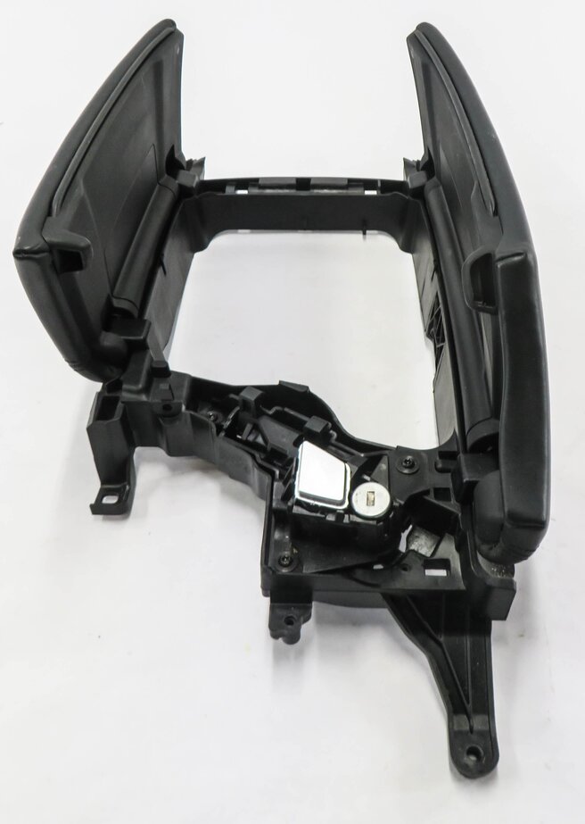 Thumbnail 3: 2012-2016 BMW 528i 535i 550i (F10) FRONT CENTER CONSOLE ARMREST LID (BLACK)