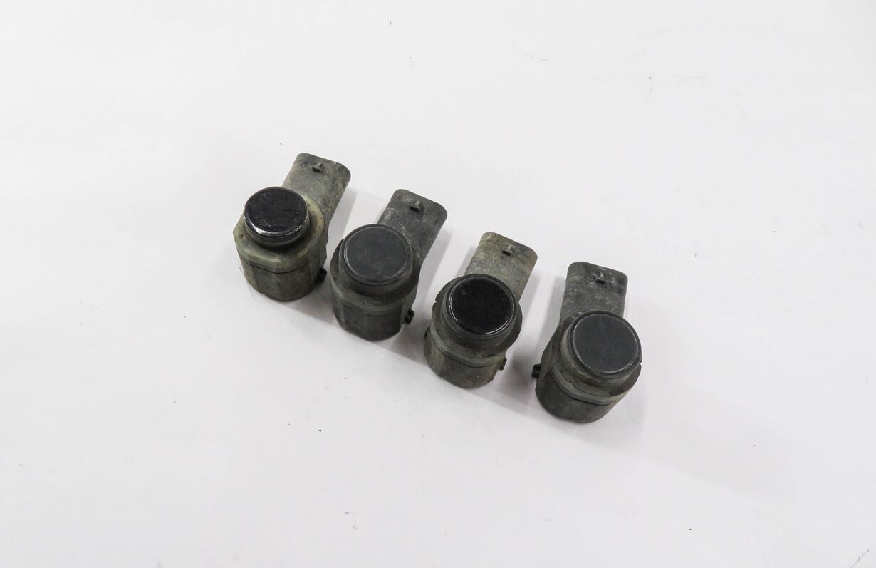 2012 AUDI Q7 (4L) REAR PDC PARK DISTANCE SENSOR SET w/o HARNESS (ORCA BLACK 2T)