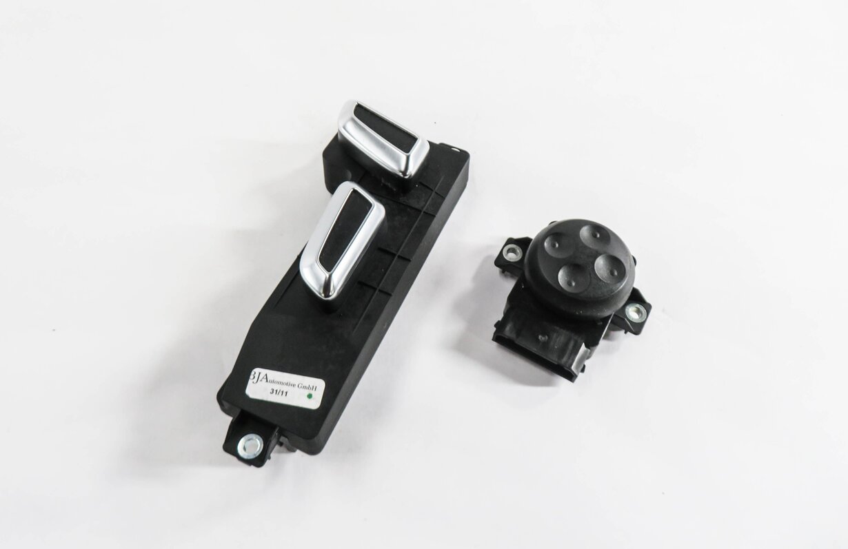 2012 AUDI Q7 (4L) LEFT FRONT DRIVER POWER SEAT ADJUST SWITCH (BLACK)