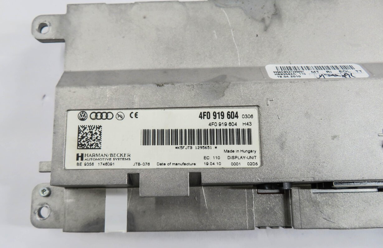 Thumbnail 6: 10-17 AUDI A4 S4 A5 Q5 Q7 (B8 8K 8T 8R 4L) GPS NAVIGATION MEDIA DISPLAY SCREEN