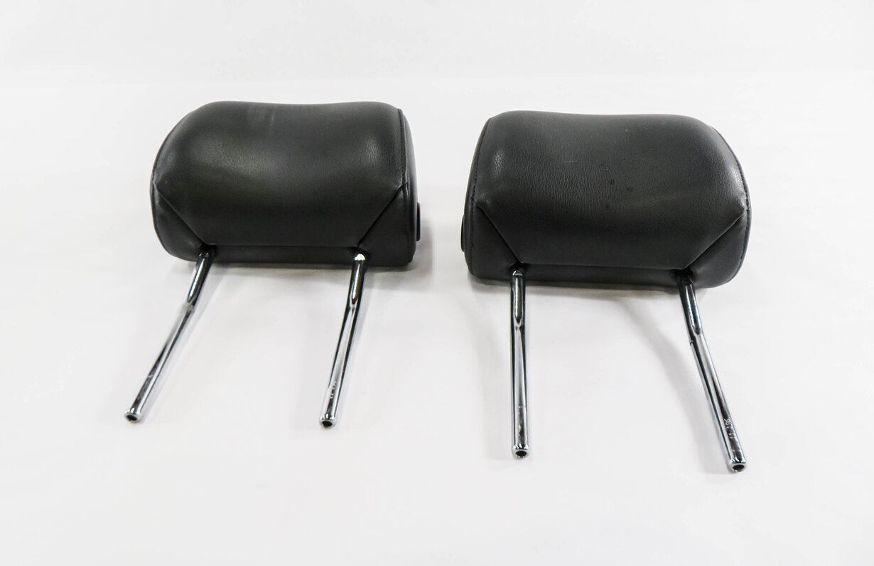Thumbnail 2: 2012 AUDI Q7 (4L) FRONT LEFT & RIGHT SEAT HEADREST SET-2 (BLACK LEATHER)