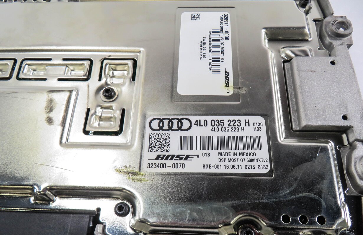 Thumbnail 4: 2010-2012 AUDI Q7 (4L) RADIO STEREO BOSE AUDIO AMP AMPLIFIER
