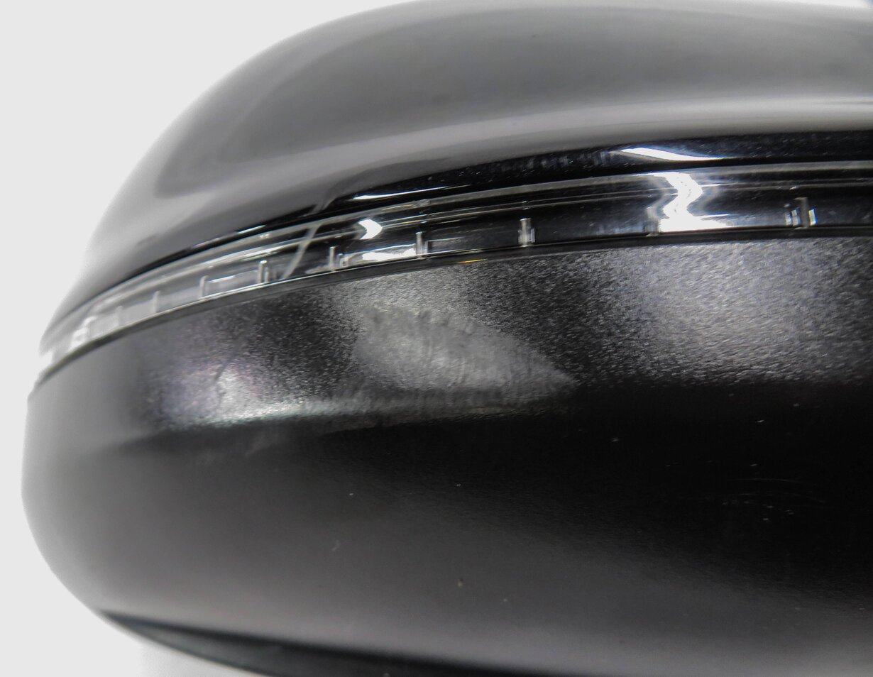 Thumbnail 7: 2010-2012 AUDI Q7 (4L) RIGHT P-FOLD AUTODIM MEMORY DOOR MIRROR (ORCA BLACK 2T)