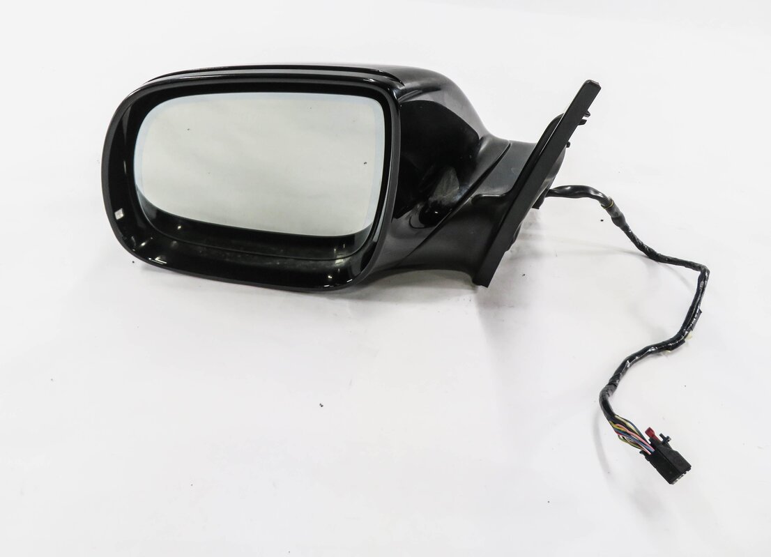 Thumbnail 3: 2010-2012 AUDI Q7 (4L) LEFT P-FOLD AUTODIM MEMORY DOOR MIRROR (ORCA BLACK 2T)