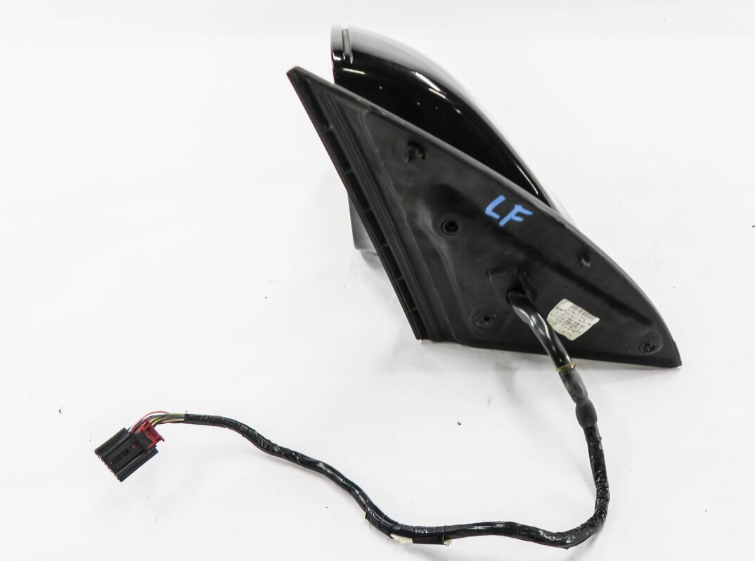 Thumbnail 4: 2010-2012 AUDI Q7 (4L) LEFT P-FOLD AUTODIM MEMORY DOOR MIRROR (ORCA BLACK 2T)