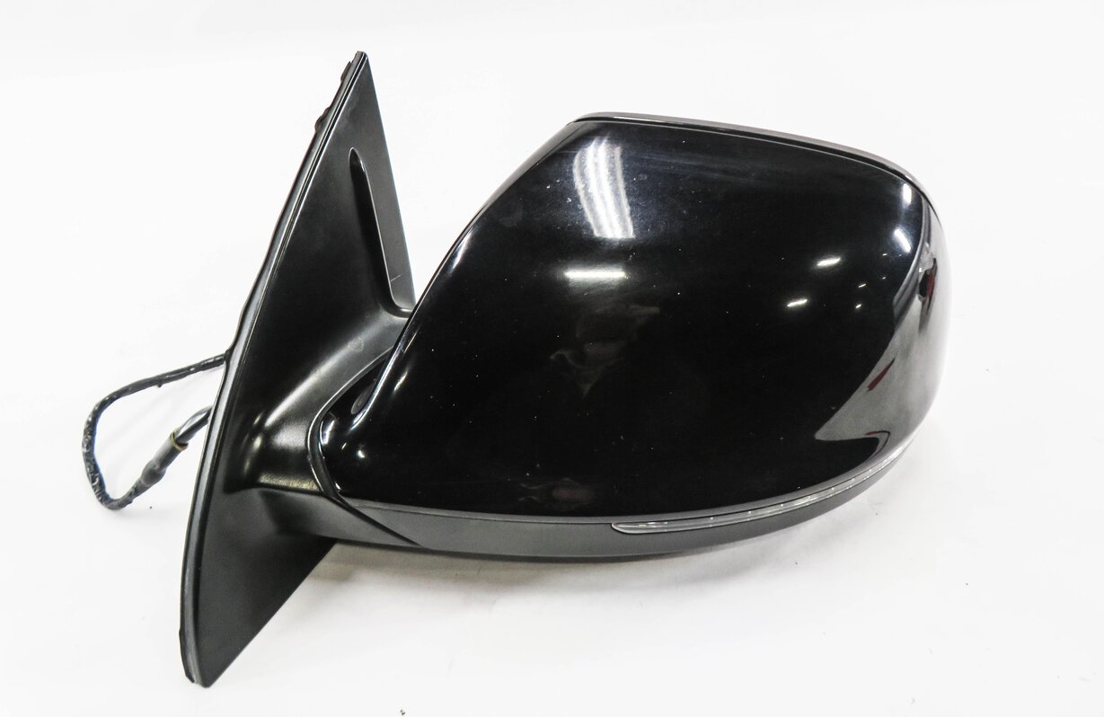 Thumbnail 5: 2010-2012 AUDI Q7 (4L) LEFT P-FOLD AUTODIM MEMORY DOOR MIRROR (ORCA BLACK 2T)