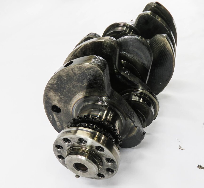 Thumbnail 3: 2012 AUDI Q7 (4L) 3.0L CATA TURBOCHARGED DIESEL ENGINE CRANK SHAFT CRANKSHAFT