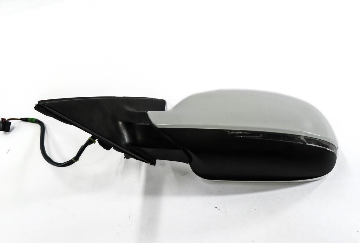 Thumbnail 6: 2010-2016 AUDI A4 (B8 8K) LEFT FRONT DRIVER HEATED DOOR MIRROR (IBIS WHITE T9)