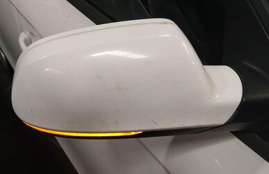 Thumbnail 2: 2010-2016 AUDI A4 (B8 8K) RIGHT FRONT PASSENGER HEATED DOOR MIRROR (IBIS WHITE)
