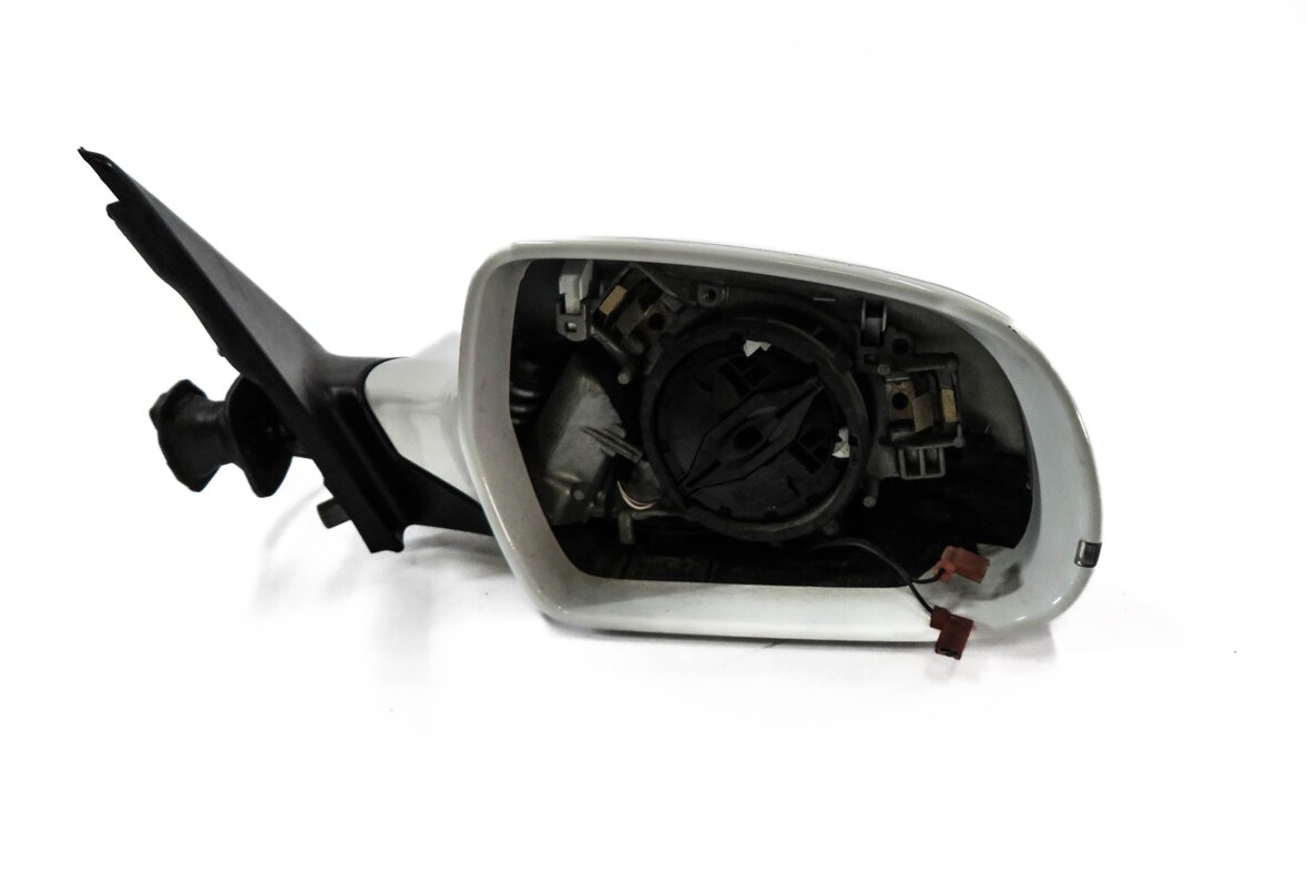 Thumbnail 3: 2010-2016 AUDI A4 (B8 8K) RIGHT FRONT PASSENGER HEATED DOOR MIRROR (IBIS WHITE)
