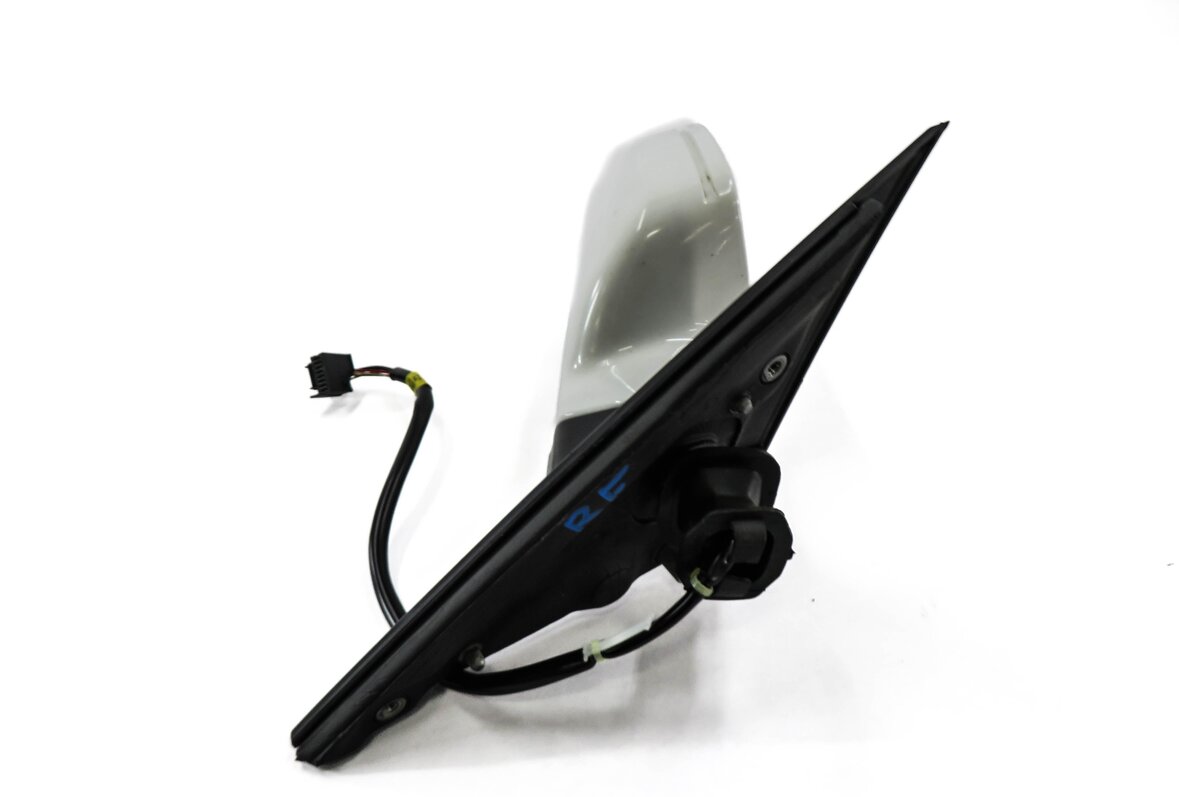 Thumbnail 4: 2010-2016 AUDI A4 (B8 8K) RIGHT FRONT PASSENGER HEATED DOOR MIRROR (IBIS WHITE)
