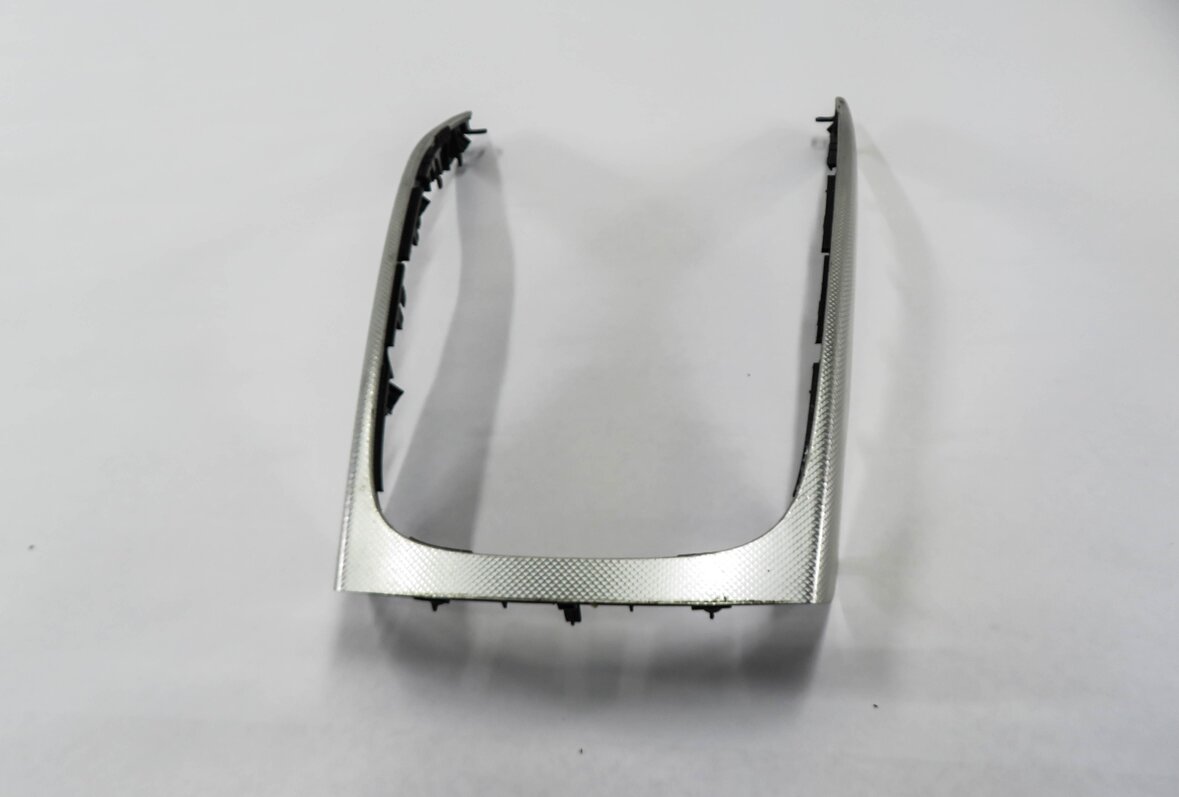 Thumbnail 5: 2014 AUDI A4 (B8 8K) DASH DOOR CONSOLE ALUMINUM FISH SCALE TRIM SET-6
