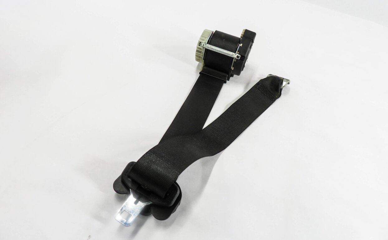 2010 RANGE ROVER (L322) REAR SEAT - RIGHT SEATBELT RETRACTOR (BLACK)