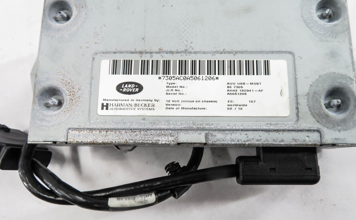 Thumbnail 3: 10-14 LAND ROVER LR4 - RANGE ROVER SPORT (L320 L322) USB i-POD INTERFACE MODULE