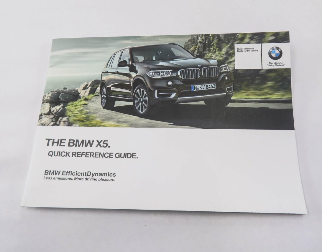 Thumbnail 6: 2014 BMW X5 (F15) OWNERS MANUAL BOOK BOOKLET GUIDE SET w/ CASE