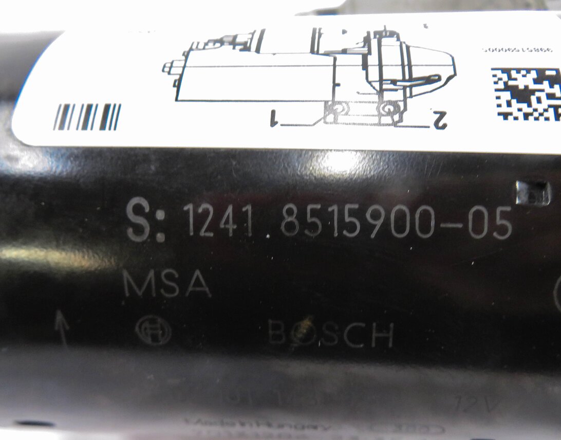 Thumbnail 5: 2014-2018 BMW X5 (E70) 3.0L N57Y TURBO DIESEL ENGINE - STARTER MOTOR