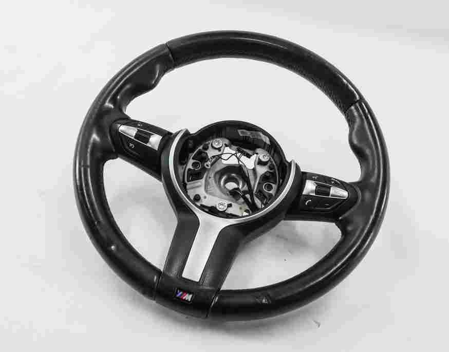 14-18 BMW X5 X6 F15 M SPORT STEERING WHEEL w/CRUISE PHONE MEDIA SWITCHES 