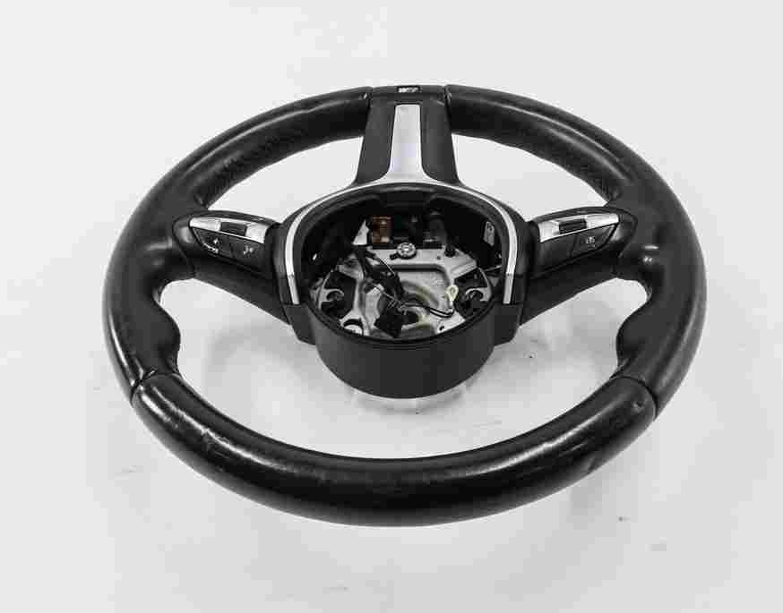 Thumbnail 5: 14-18 BMW X5 X6 F15 M SPORT STEERING WHEEL w/CRUISE PHONE MEDIA SWITCHES 