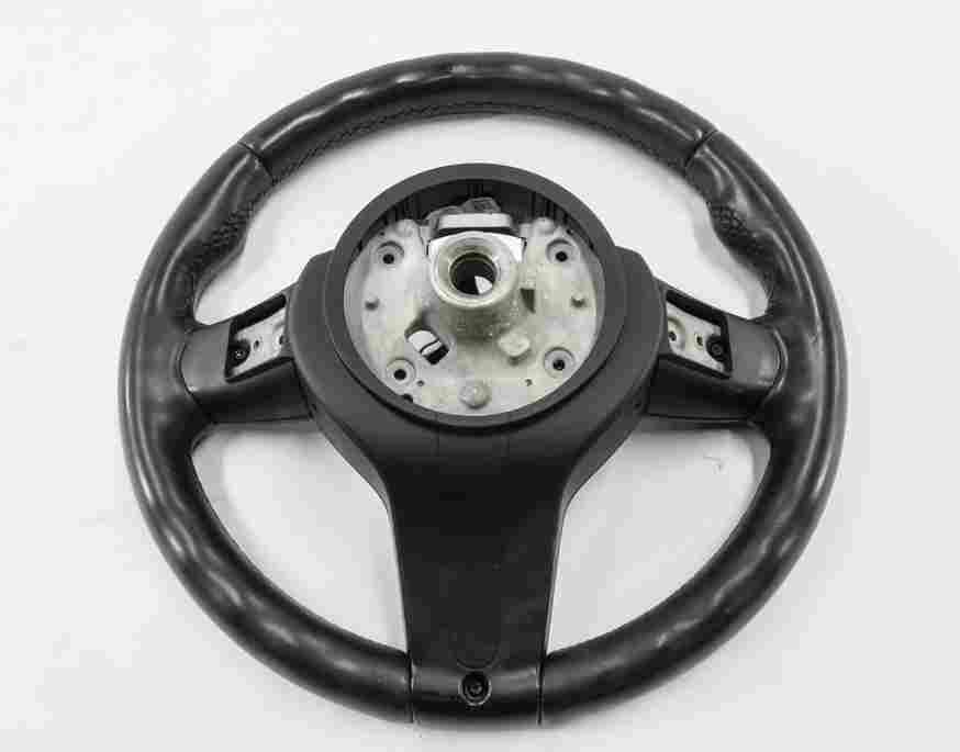 Thumbnail 6: 14-18 BMW X5 X6 F15 M SPORT STEERING WHEEL w/CRUISE PHONE MEDIA SWITCHES 