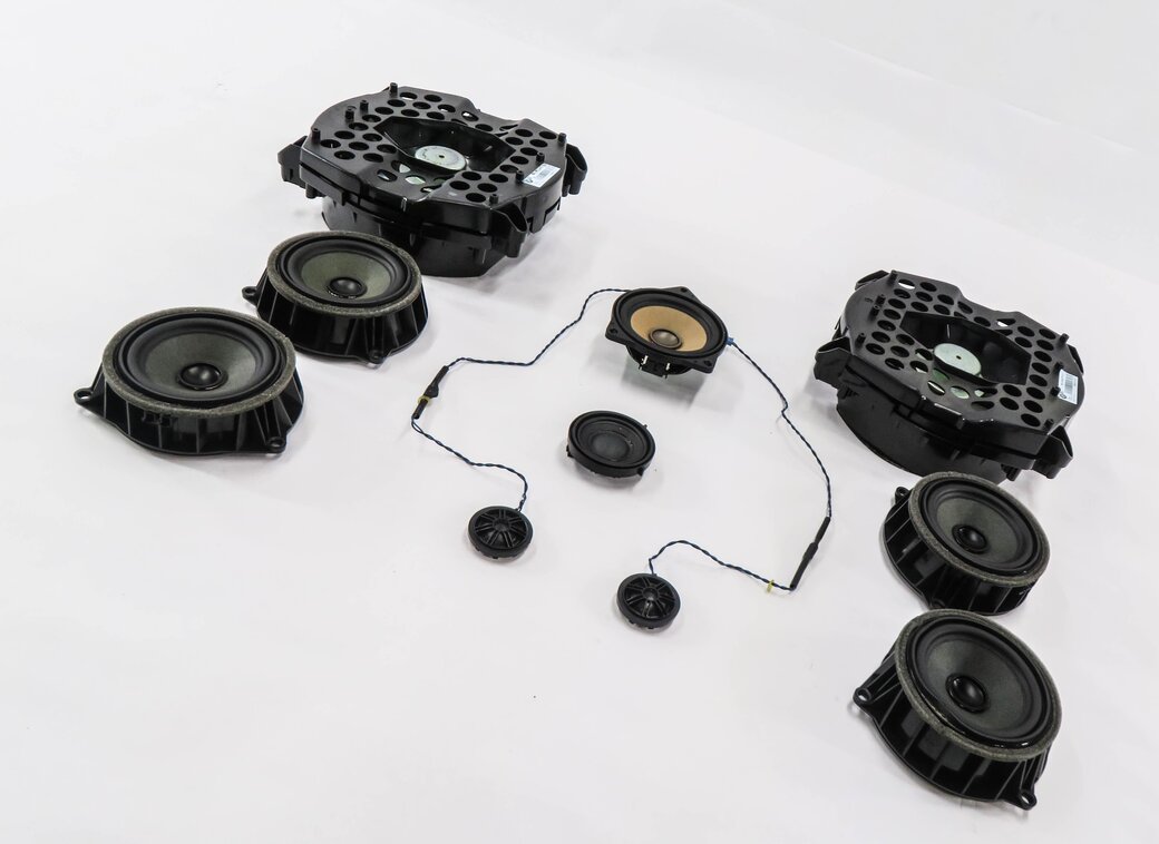 2014 BMW X5 (F15) RADIO STEREO SUB SUBWOOFER SPEAKER SET-10