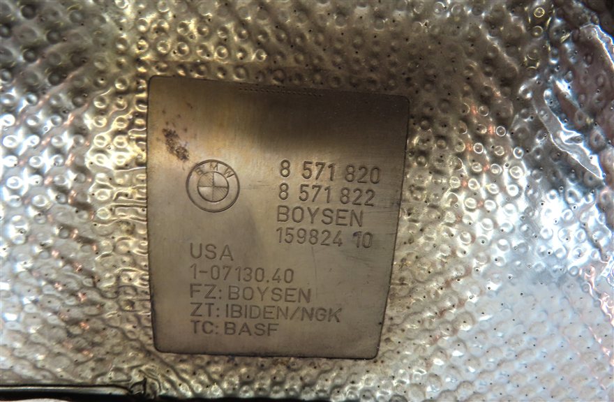 Thumbnail 8: 2014 BMW X5 3.0L N57Y TURBO DIESEL EXHAUST PARTICULATE FILTER DPF