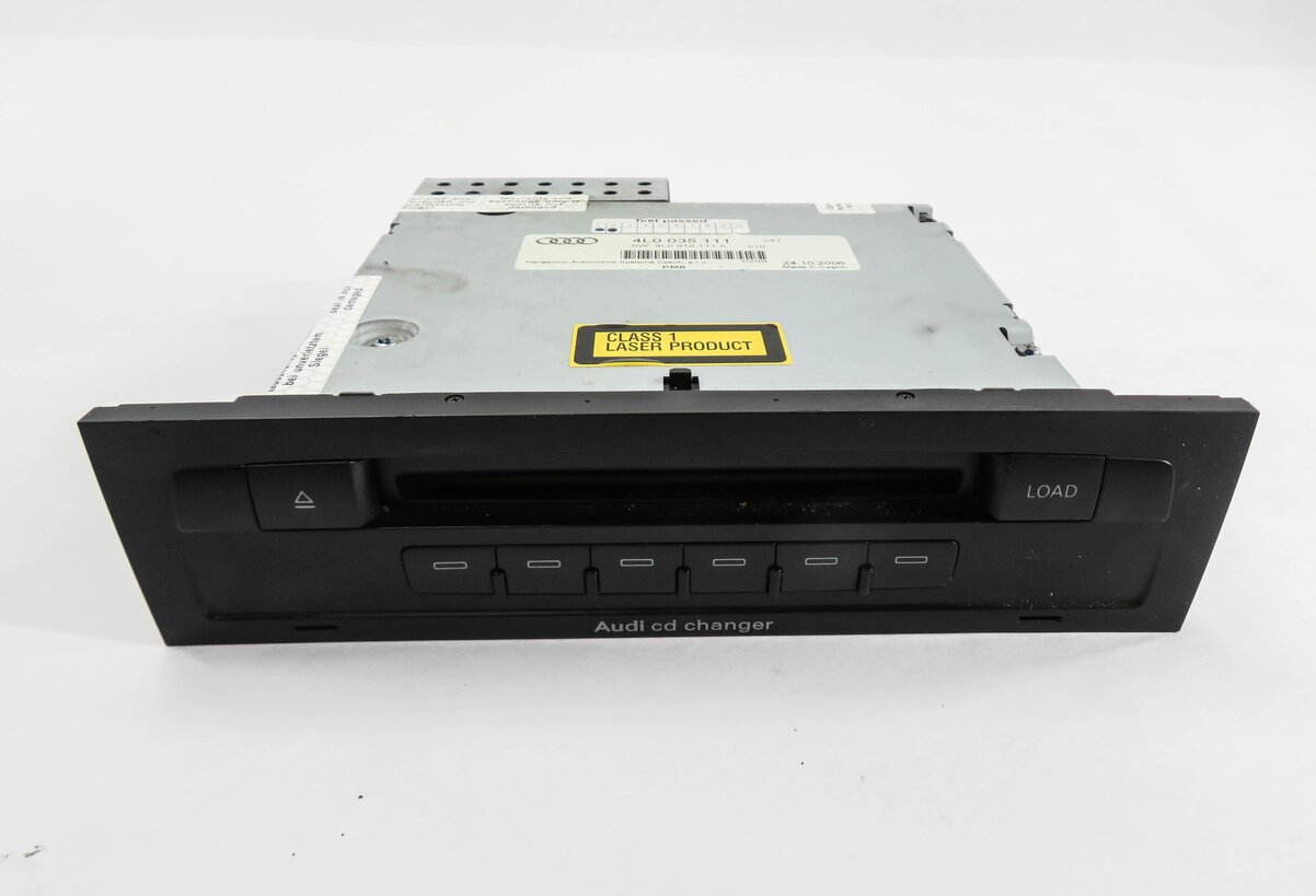 Thumbnail 2: 2007-2011 AUDI Q7 (4L) RADIO STEREO 6 DISC CD CHANGER PLAYER READER DRIVE