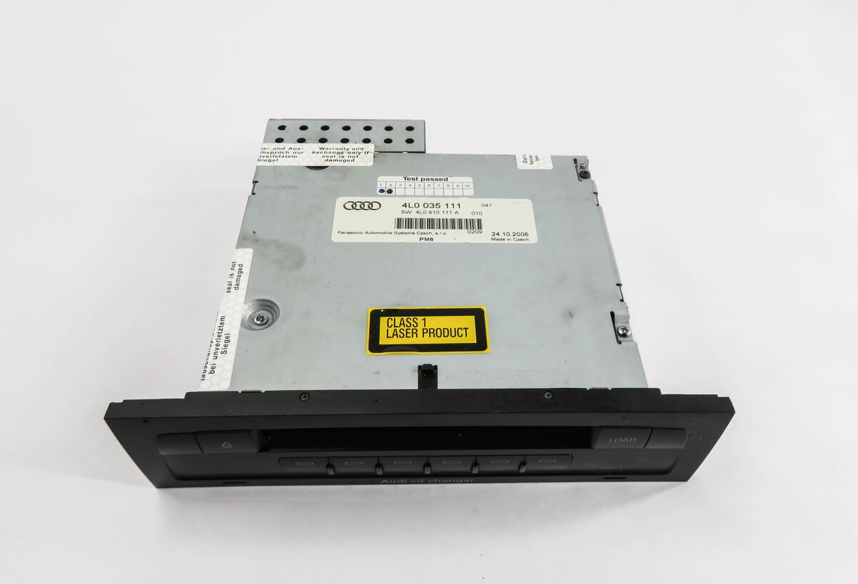 Thumbnail 3: 2007-2011 AUDI Q7 (4L) RADIO STEREO 6 DISC CD CHANGER PLAYER READER DRIVE