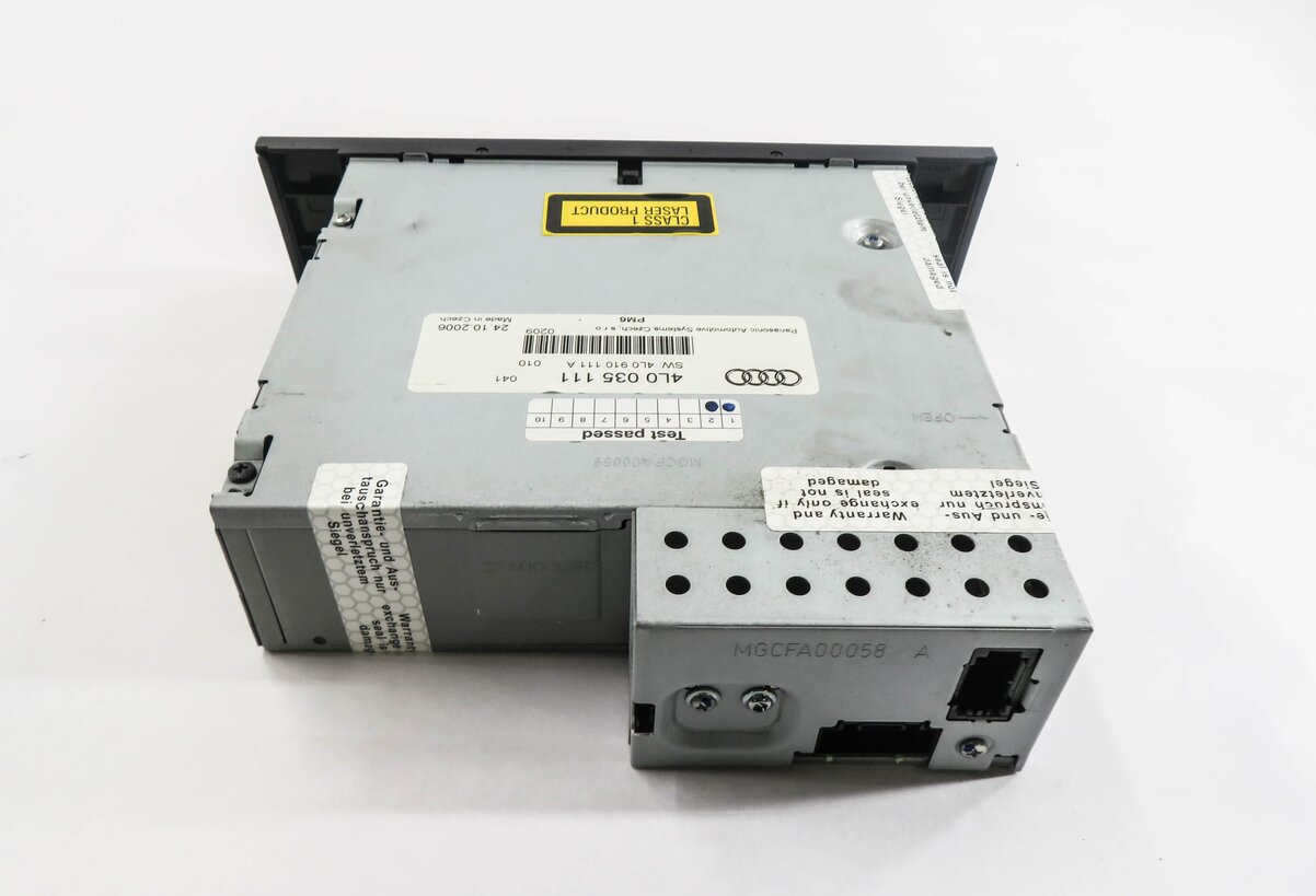 Thumbnail 4: 2007-2011 AUDI Q7 (4L) RADIO STEREO 6 DISC CD CHANGER PLAYER READER DRIVE