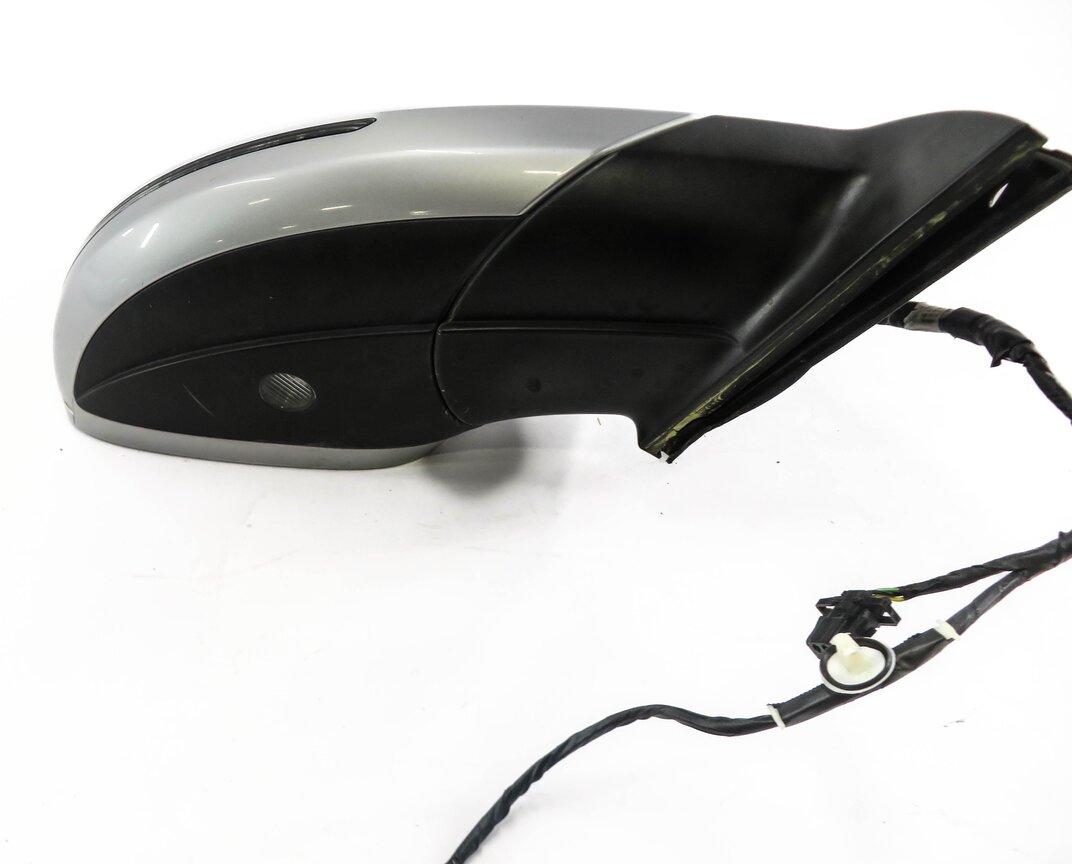 Thumbnail 6: 2007-2009 AUDI Q7 (4L) RIGHT - HEATED MEMORY BLIND SPOT DOOR MIRROR (SILVER)