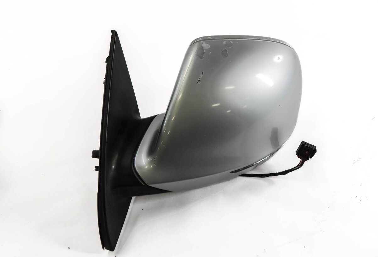 Thumbnail 5: 2007-2009 AUDI Q7 (4L) LEFT - HEATED MEMORY BLIND SPOT DOOR MIRROR (SILVER)