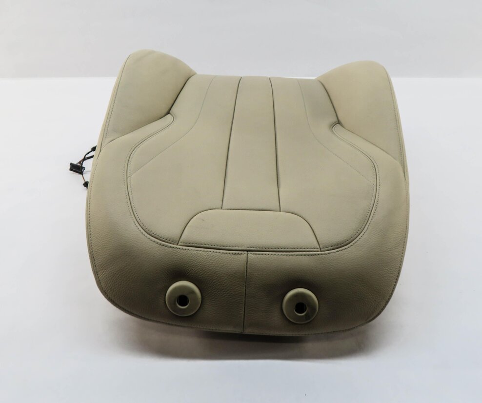Thumbnail 3: 2015 BMW X5 (F15) LEFT FRONT DRIVER UPPER TOP HEATED SEAT CUSHION (BEIGE)