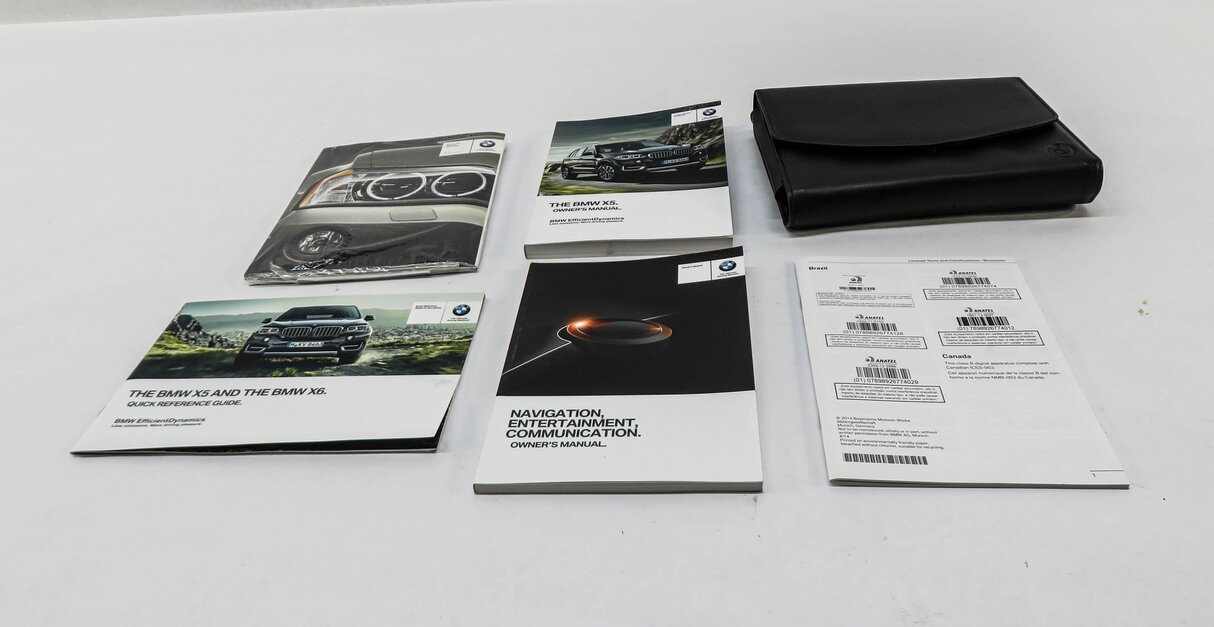 Thumbnail 2: 2015 BMW X5 (F15) OWNERS MANUAL BOOK BOOKLET GUIDE SET w/ CASE