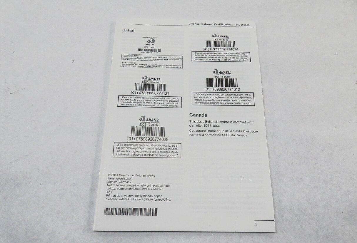 Thumbnail 4: 2015 BMW X5 (F15) OWNERS MANUAL BOOK BOOKLET GUIDE SET w/ CASE