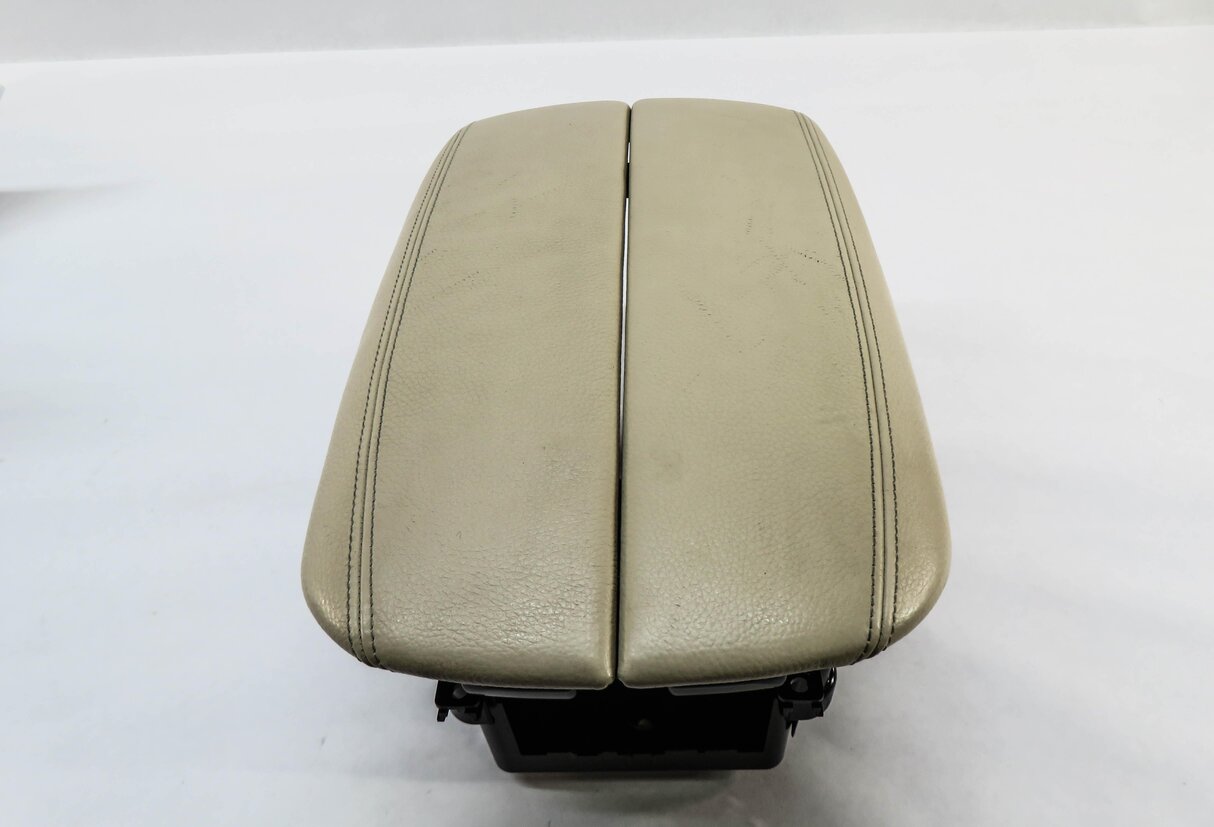 2014-2019 BMW X5 X6 (F15 F16) FRONT CENTER CONSOLE ARM REST COMPARTMENT (BEIGE)