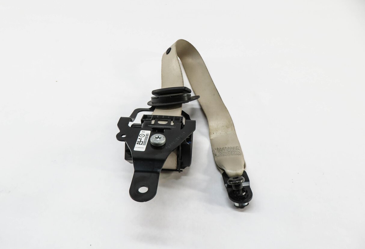 Thumbnail 3: 2015 BMW X5 (F15) LEFT & RIGHT REAR 2nd ROW SEAT SEATBELT RETRACTOR SET (OYSTER)