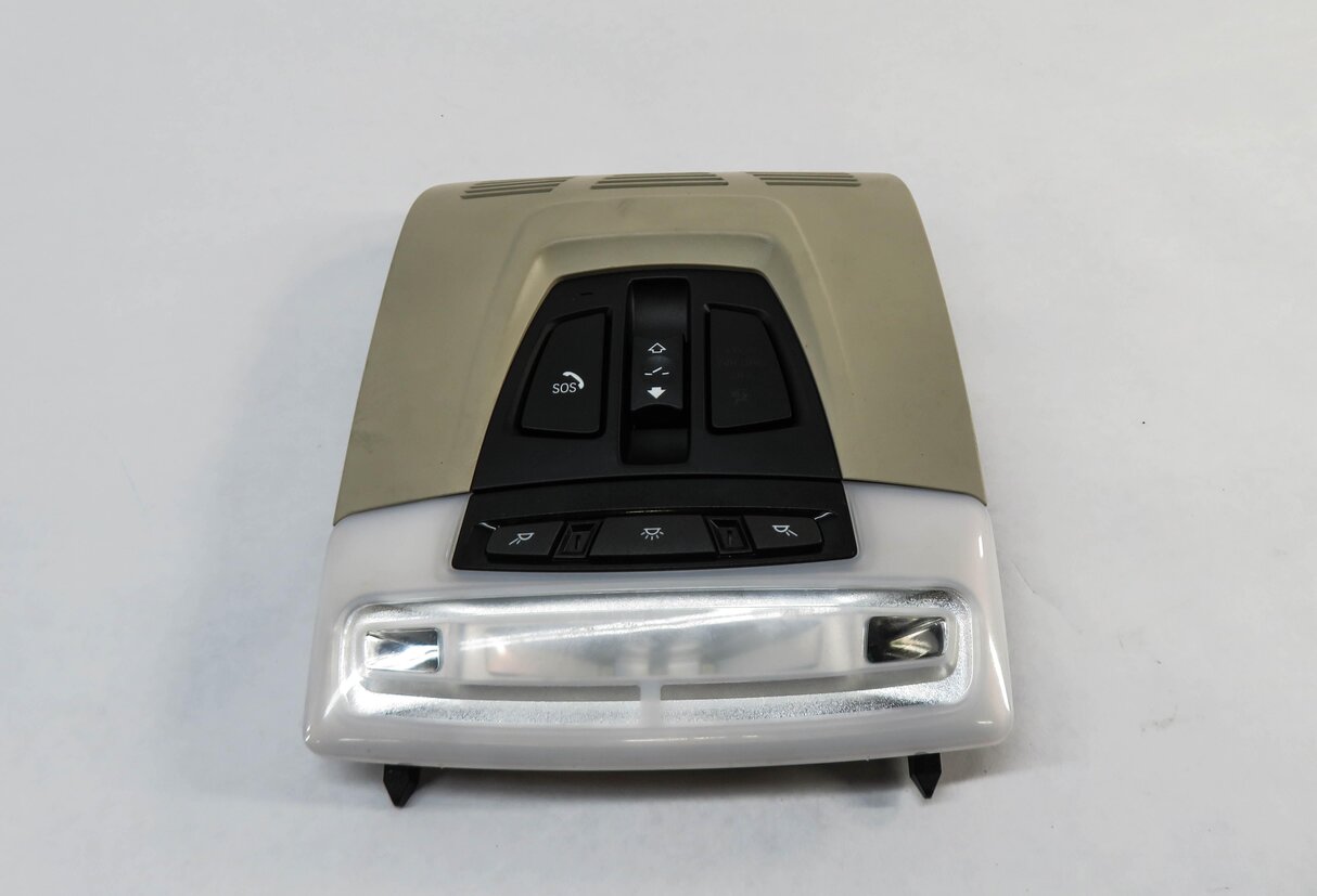 Thumbnail 3: 2015 BMW X5 (F15) FRONT DOMELIGHT MAP READING COURTESY LIGHT LAMP (BEIGE)
