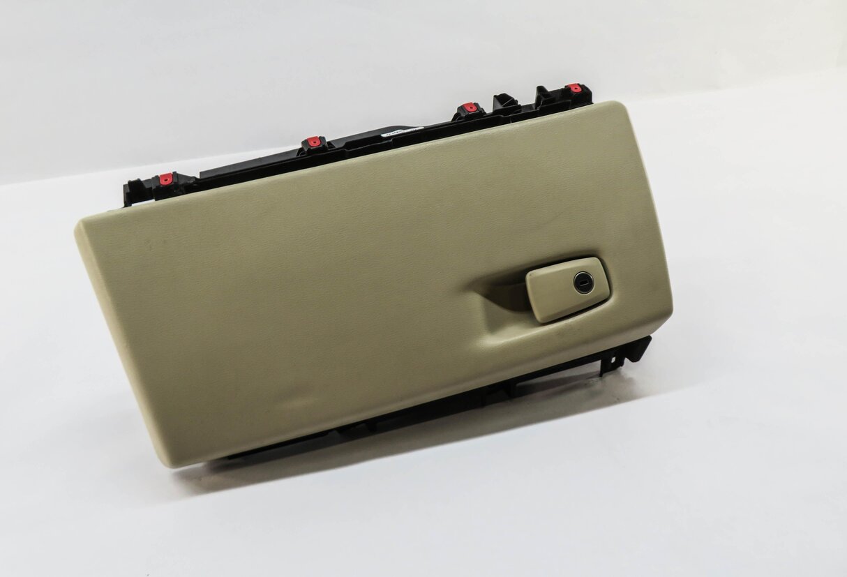 2014-2019 BMW X5 X6 (F15 F16) GLOVE BOX STORAGE COMPARTMENT ASSEMBLY (BEIGE)