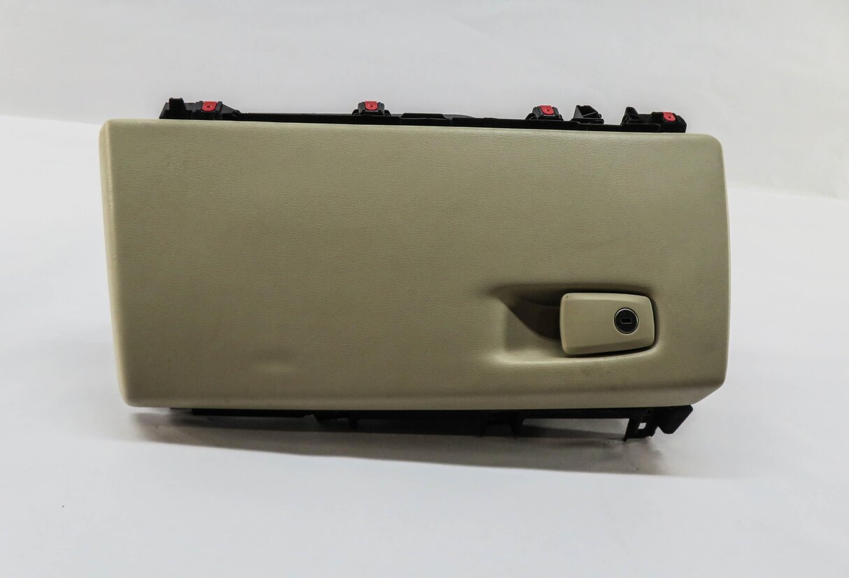 Thumbnail 2: 2014-2019 BMW X5 X6 (F15 F16) GLOVE BOX STORAGE COMPARTMENT ASSEMBLY (BEIGE)