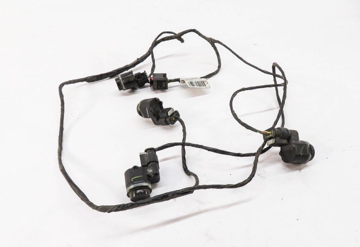 2013 BMW X3 (F25) REAR PDC PARK DISTANCE SENSOR SET w/ HARNESS (BLACK)